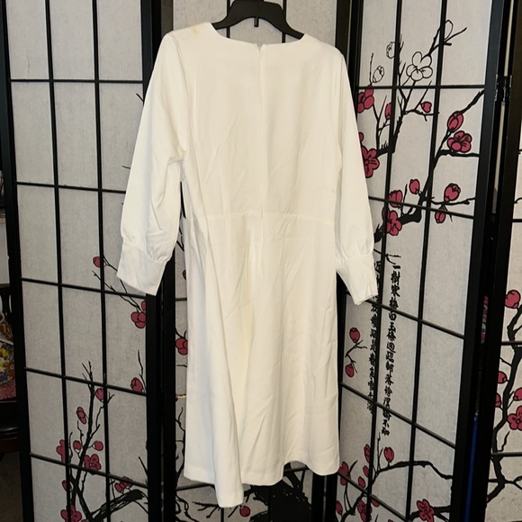 NWT White Eloquii Dress - Picture 10 of 15